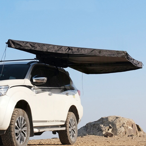 Auvent de véhicule OEM 180 degrés autoportant avec éclairage LED intégré, étanche, côté conducteur et passager, pour camping et extérieur - Product Image 3