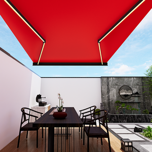 Foshan hanrui wholasela ร้านกาแฟขนาดใหญ่, สไตล์ร้านอาหารด้านหน้าระเบียงบังแดดกลางแจ้ง - Product Image 5