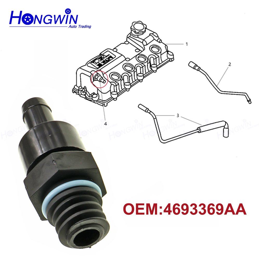 Valve PCV Pour Dodge Caliber Et Mini Cooper - Réf. 4693369AA, 11127577568 - Compatible Modèles 2004-2008