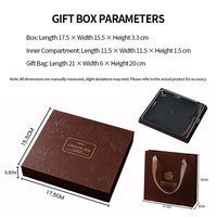 Maßgefertigte Luxus-Schokoladengeschenkbox mit Einlage, Premium-Starrverpackung mit Deckel und Boden, mit Logo und Geschenktüte