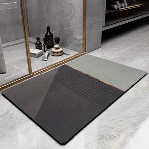 Tapis de bain en terre de diatomées à séchage rapide, antidérapant, super absorbant, pour salle de bain et douche, style nordique minimaliste, nouveauté, vente en gros pour hôtels - Product Image 3
