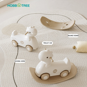 حصان هزاز <span class=keywords><strong>3</strong></span> في 1 متعدد الوظائف طفل رضيع! بلاستيك متين - Product Image 3