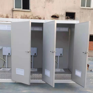 Cabina de inodoro móvil para exteriores de acero con panel sándwich VIP prefabricado de estilo moderno para adultos uso doméstico portátil - Product Image 2