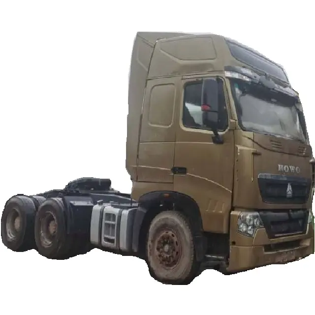 تستخدم sinotruck howo a7 شاحنة جرار الصينية شاحنة 371hp 375hp 420hp شاحنة هو وو رئيس