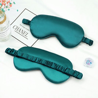 Masque pour les yeux en satin de soie multifonctionnel en gros avec sac en tissu personnalisé imprimé