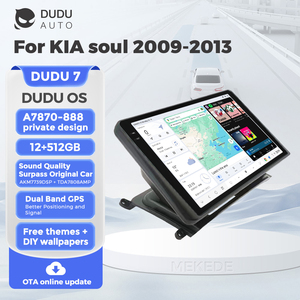 DUDUAUTO para KIA <span class=keywords><strong>Soul</strong></span> 2009-2013, Sistema Multimedia Android Modificado para Auto, Navegación Bluetooth, Carplay, Pantalla de Visión Trasera - Product Image 2
