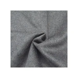 Einseitige Viskose-Mischung Wollstoff leicht geschnittener Samt gewebter Fleece mantel Textil für Anzug