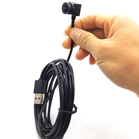 Kamera Web USB 2.0 OEM Lensa Fisheye Mini Sudut Lebar 1080P 4MP 5MP WDR 720P Industri PC UVC Micro Usb Kamera Freezer Penjualan Mandiri