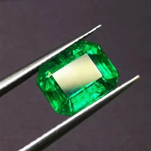 Di fascia alta da sposa fatto a mano della pietra preziosa dei monili di personalizzazione 5.205ct naturale vivido verde <span class=keywords><strong>smeraldo</strong></span> di pietra allentati - Product Image 6