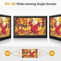 Layar IPS HD 1280x800, Penyimpanan 16 GB, Bingkai Akrilik, Bingkai Foto Digital 10 Inci, Kalender, Pengaturan Mudah, Unggah Video & Foto