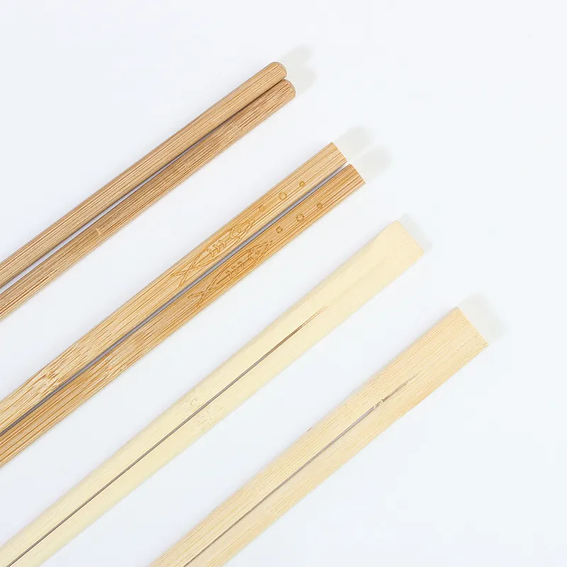 Pauzinhos de bambu reutilizáveis de bambu com logotipo personalizado por atacado de pauzinhos de bambu naturais estilo japonês
