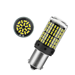 12V 7440 Py21W T20 22W 1500LM 144 Pcs 3014SMD S25 Màu Trắng Hổ Phách 1156 7443 <span class=keywords><strong>LED</strong></span> <span class=keywords><strong>Canbus</strong></span> Ánh Sáng Cho Xe Lần Lượt Tín Hiệu Sao Lưu Đuôi Bóng Đèn - Product Image 1