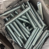 High Strength DIN975 Carbon Steel Imperial Inch Size Zinc Plated Threaded Stud Bolt 1"-8UN API Full Thread Stud Bolt