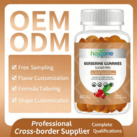 Hoytone Gummies sans sucre à la berbérine 1200mg, Cannelle de Ceylan, Chardon-Marie, Complexe de Magnésium, Soutien Métabolique, Végétalien 2