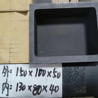 Vente à prix d'usine 40g-9kg Moules en graphite Solution rentable pour les lingots d'or et d'argent moulés en métal précieux