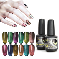 RONIKI Usine Marque Privée Nouveau Style Effet Caméléon Galaxie Kit Gel UV Nail Art Magnétique 9D Vernis Gel Œil de Chat