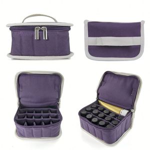 16 Bottles of Essential Oil Carrying Bag & <b>Makeup</b> Lip Balm Portable Travel Aromatherapy Storage <b>Box</b> - Product Image 1