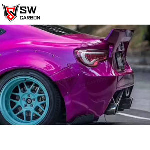 Alerón Trasero de Fibra de Carbono <span class=keywords><strong>Rocket</strong></span> <span class=keywords><strong>Bunny</strong></span> V1 para Toyota FT86 GT86 86 BRZ FRS ZN6 ZD6 2013-2019, Divisor de Maletero, Alerón Trasero, Kit de Aire - Product Image 5