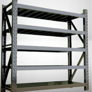 פלדה כבד נושאת עומס 500 ק "ג/שכבה מתכווננת מדפי אחסון מותאם אישית מחסן בינוני מדפים מידוף - Product Image 6
