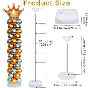 Soporte de globo personalizado para boda con decoración de globo Base 2 uds <span class=keywords><strong>Kit</strong></span> de soporte de globo suministros de fiesta Decoración - Product Image 3