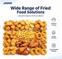 Friteuse professionnelle en acier inoxydable, électrique ou à gaz, pour frites, avec panier, température réglable, grande capacité