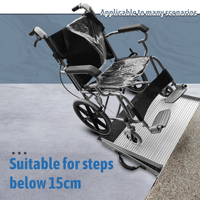 2024 nouveauté rampe d'escalier pour handicapés marches fauteuils roulants modulaires personnes âgées handicap van rampe et rampe pour fauteuil roulant