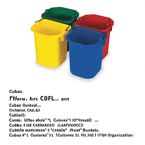 Set di 4 Cubi Colorati da 5 L per Organizzazione e Stoccaggio - Product Image 2