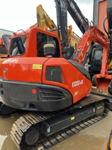 Excavatrice Kubota KX80-4 d'occasion, importée du Japon, mini-pelle de 8 tonnes, système hydraulique stable, fonctionnalités complètes, bon état - Product Image 1