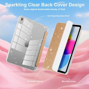 เคสแท็บเล็ต Richison สำ<span class=keywords><strong>ห</strong></span><span class=keywords><strong>รับ</strong></span> <span class=keywords><strong>iPad</strong></span> ขนาด 10.9 11 นิ้ว แบบมีกลิตเตอร์ บาง กันกระแทก พร้อมที่เก็บปากกา ฟังก์ชั่น Auto Sleep/Wake - Product Image 2