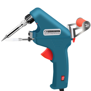 Chauffage interne pistolet à <span class=keywords><strong>souder</strong></span> <span class=keywords><strong>100W</strong></span> 110V norme américaine et européenne alimentation automatique en étain ensemble de <span class=keywords><strong>fer</strong></span> à <span class=keywords><strong>souder</strong></span> électrique - Product Image 3