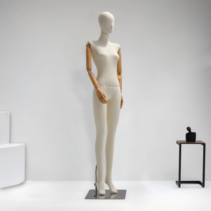 Tienda de ropa modelo soporte de exhibición cuerpo completo hombro plano <span class=keywords><strong>Piernas</strong></span> Largas modelo de <span class=keywords><strong>mujer</strong></span> muñeca ventana maniquí Props - Product Image 4