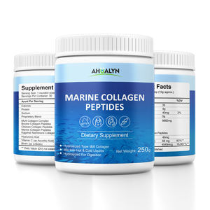 Collagène marin hydrolysé en poudre OEM 250g, soutient la santé de la peau, des <span class=keywords><strong>cheveux</strong></span>, des ongles et des articulations. - Product Image 1