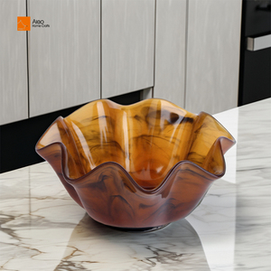 Ensaladera comestible de restaurante de poliresina de calidad de hotel al por mayor, ensaladera de resina, vajilla china - Product Image 1