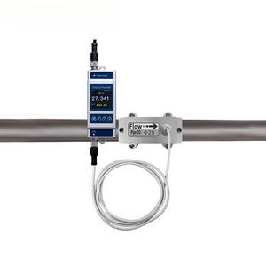 Dwel fmu300 DN6 dn200 không xâm lấn siêu âm <span class=keywords><strong>Flow</strong></span> <span class=keywords><strong>Meter</strong></span> ống nhỏ kẹp thép không gỉ cho thực phẩm nước hữu cơ chất lỏng - Product Image 3