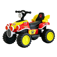 Vente en gros de quad électrique pour enfants en plastique 6V, voiture à batterie avec grandes roues, pédale et lumières LED pour ORBIC TOY