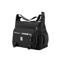 Nouveaux produits tendance 2026 : Sac de voyage durable grande capacité avec poche pour bouteille et sac de poitrine, personnalisable avec logo