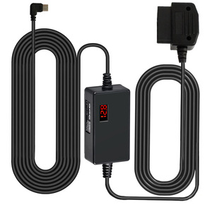 Câble abaisseur de tension OBD pour voiture 12V/24V vers 5V 3A, protection basse tension pour caméra embarquée, vente directe L174 - Product Image 1