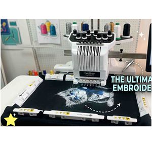 กรอบปักแม่เหล็ก PRMS360 ขนาด 200x360 มม. (7.87x14 นิ้ว) สำหรับเครื่องปัก Brother W PR680W แบบ 6 เข็ม - Product Image 1