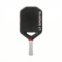 Raquettes de pickleball 5ème génération sans bordure, pressées à chaud, imprimées, double fibre, noyau PUREFOAM 16mm 230g, design dynamique aérodynamique approuvé