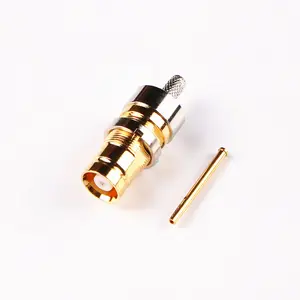 L9 Dişi Kıvrım 75 ohm 1.6 5.6 RF Koaksiyel Kablo Konektörü