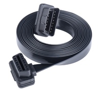 3M plano automotriz OBD OBD2 16 pines 16 núcleo codo macho a hembra Cable automotriz OBD2 macho a hembra Cable