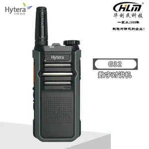 HYT G32 Walkie Talkie bisnis, Radio jarak jauh daya tinggi tipe-c pengisian daya Cepat IPX6 tahan air ditingkatkan Hytera G32