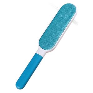 Brosse anti-poussière pour vêtements, éliminateur de poils d'animaux, portable, électrostatique, double face, gris et bleu - Product Image 5