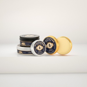 Nature <b>Custom</b> Aluminum Cream Jar Metal Cans with Face Cream and Tin Label Beeswax Packaging Cans - Product Image 2
