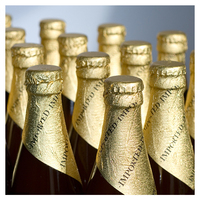 Feuille d'aluminium pour l'étanchéité des bouteilles de champagne de couleur personnalisée, feuille d'aluminium pour le cou des bouteilles de bière, pour l'emballage, couvercles d'étanchéité en feuille d'aluminium