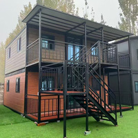 Maison préfabriquée modulaire en structure acier durable et démontable pour hôtel, bureau, atelier