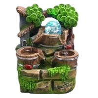 Décoration de réservoir de poissons arbre de bon augure rocaille eau mini fontaine Festival cadeau bureau micro paysage