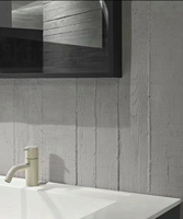 Panneau en ciment flexible MCM haut de gamme, imitation bois de pin, pierre souple, pour mur d'accent intérieur/extérieur