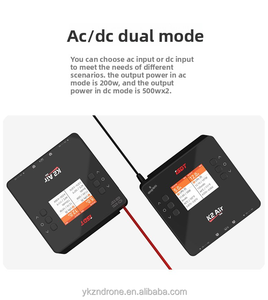 เครื่องชาร์จแบตเตอรี่อัจฉริยะ <span class=keywords><strong>ISDT</strong></span> Ester <span class=keywords><strong>K2</strong></span> <span class=keywords><strong>Air</strong></span> AC/DC แบบสองช่องสัญญาณ 500W*2 20A พร้อมระบบควบคุมผ่านแอปพลิเคชัน สำหรับแบตเตอรี่ LiPo LiHV 1-6S ใช้กับเครื่องบิน FPV และโมเดล RC - Product Image 6