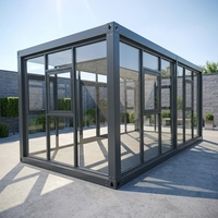 Casa Contenedor Modular, Edificio de Oficinas Prefabricado y Portátil, Diseño Moderno, Característica Transpirable para Uso Comercial en Hoteles y Exteriores